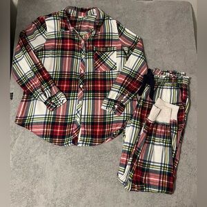 Aerie Women’s Flannel Long Sleeve Pajamas Set Small